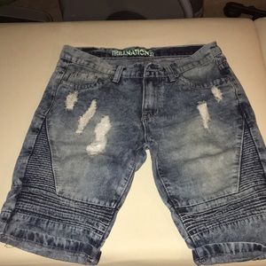Trill Nation Jean Shorts